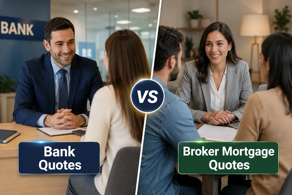 Bank vs Broker Mortgage Quotes