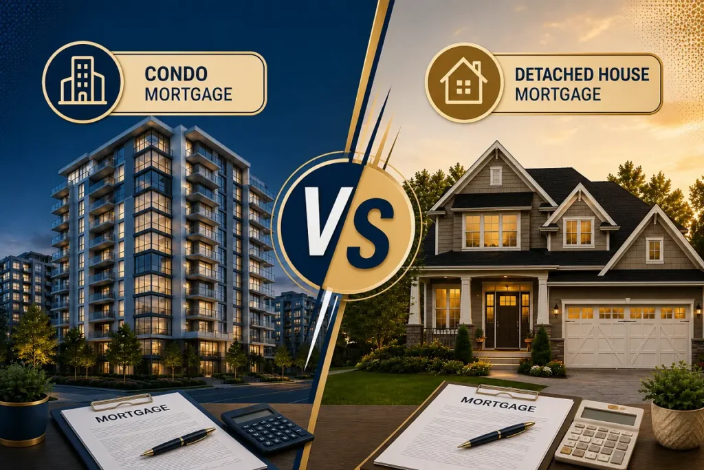 Condo vs Detached House Mortgage