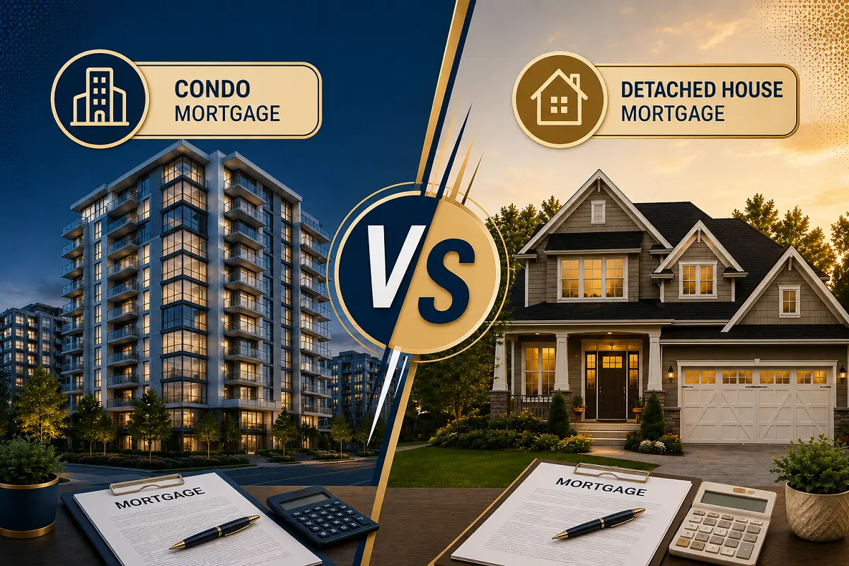 Condo vs Detached House Mortgage