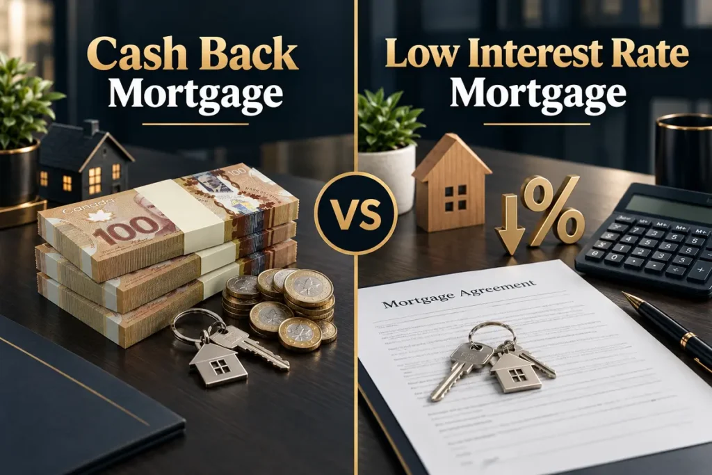 Cash Back vs Low Interest Rate Mortgage